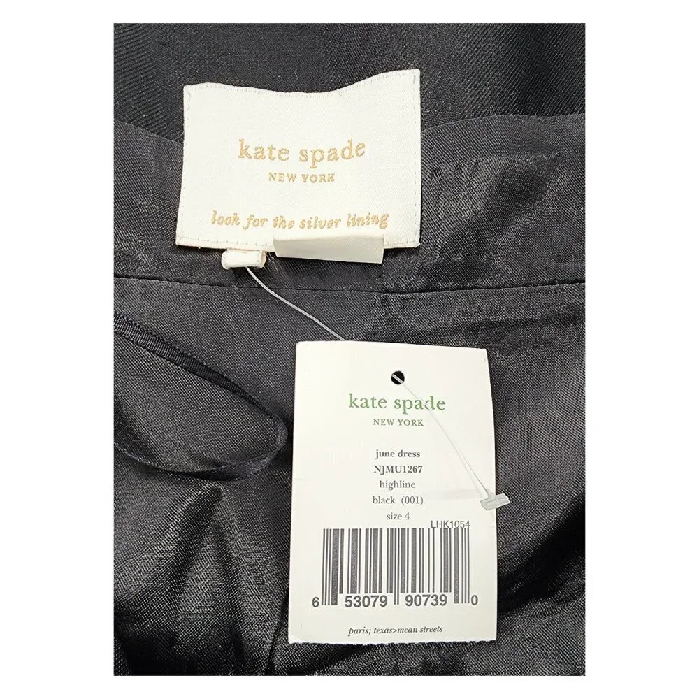 KATE‎ SPADE June Dress Black NWT